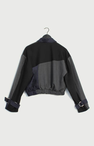 Bomber Jacket Front Zipper 01