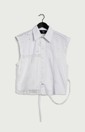 Shirt Cropped Sleeveless Table Cloth 01