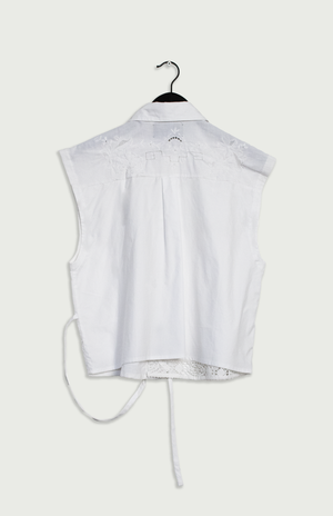 Shirt Cropped Sleeveless Table Cloth 01