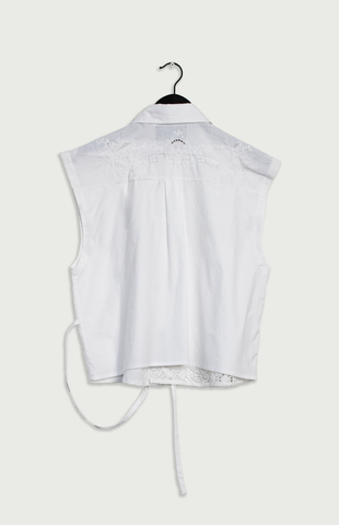 Shirt Cropped Sleeveless Table Cloth 01