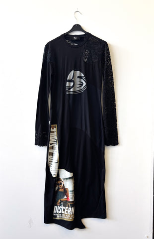 Dress T-Shirt X Lace Long Sleeves