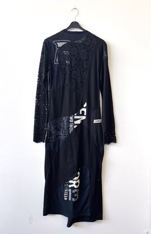 Dress T-Shirt X Lace Long Sleeves