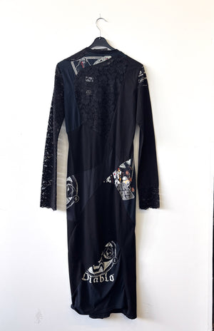 Dress T-Shirt X Lace Long Sleeves