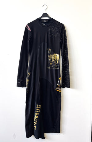 Dress T-Shirt X Lace Long Sleeves