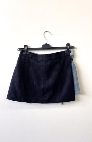 Skirt Mini Suiting X Denim