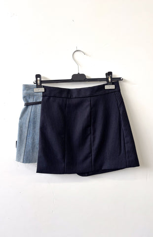 Skirt Mini Suiting X Denim