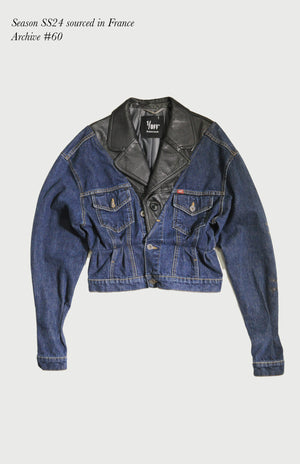 Jeans Jacket Tailored x Leather 60