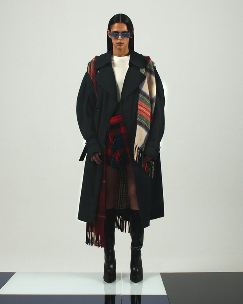 Trench Check Scarf 63